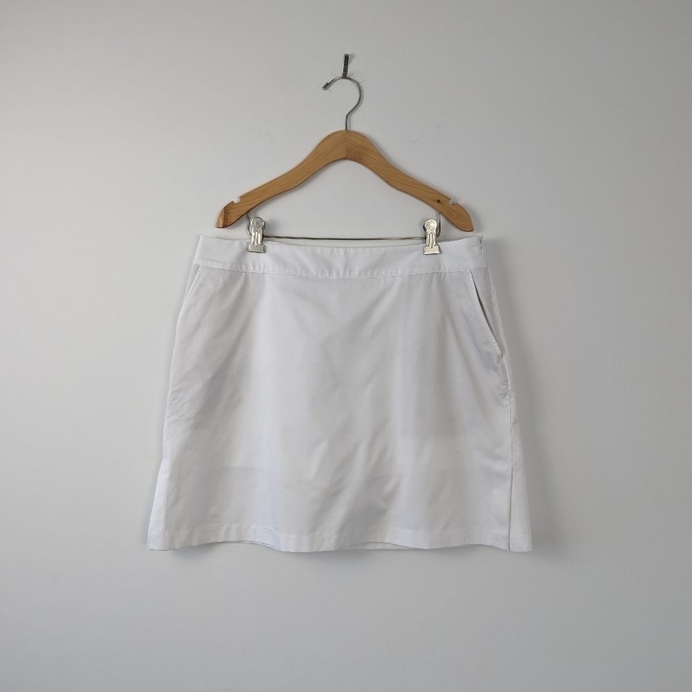 Adidas Climacool White Athletic Tennis Skirt Size 14